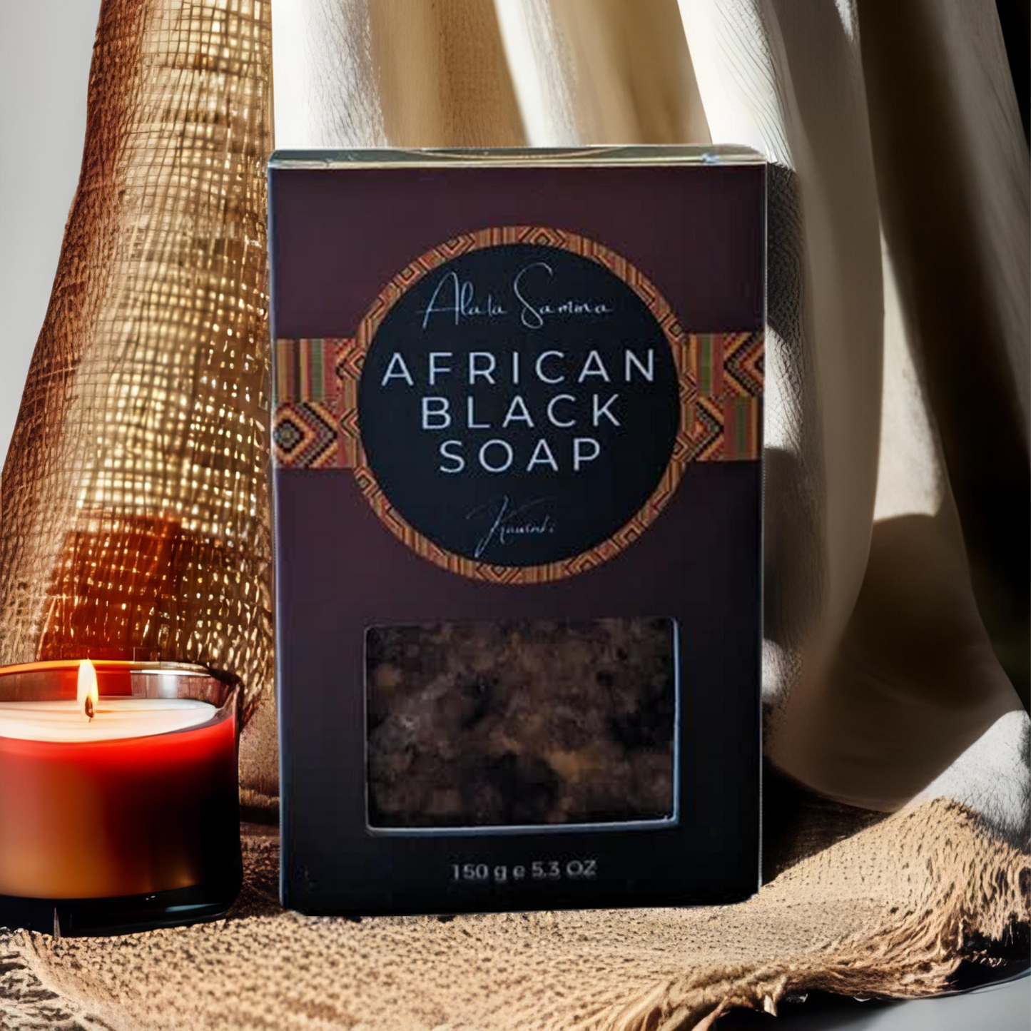 kawinki njutningsfulla set ren harmoni premium african black soap